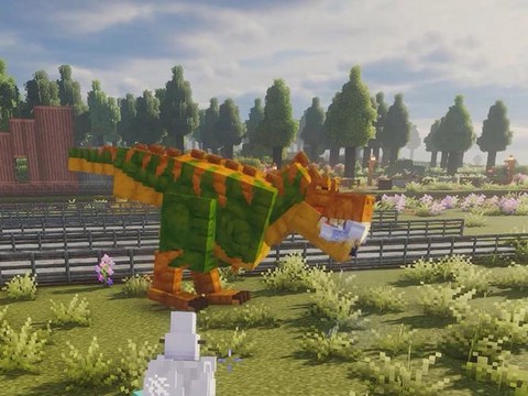 我的世界恐龙怎么造