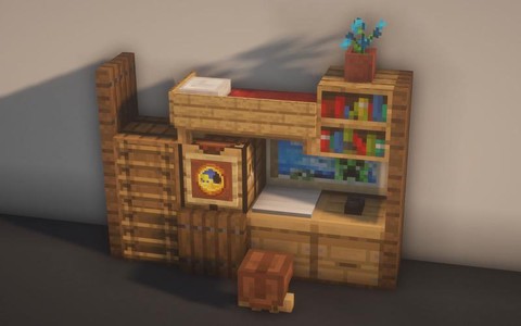 我的世界怎么建床好看