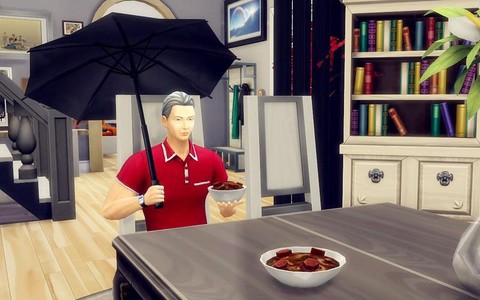 模拟人生4怎么打伞[图2]